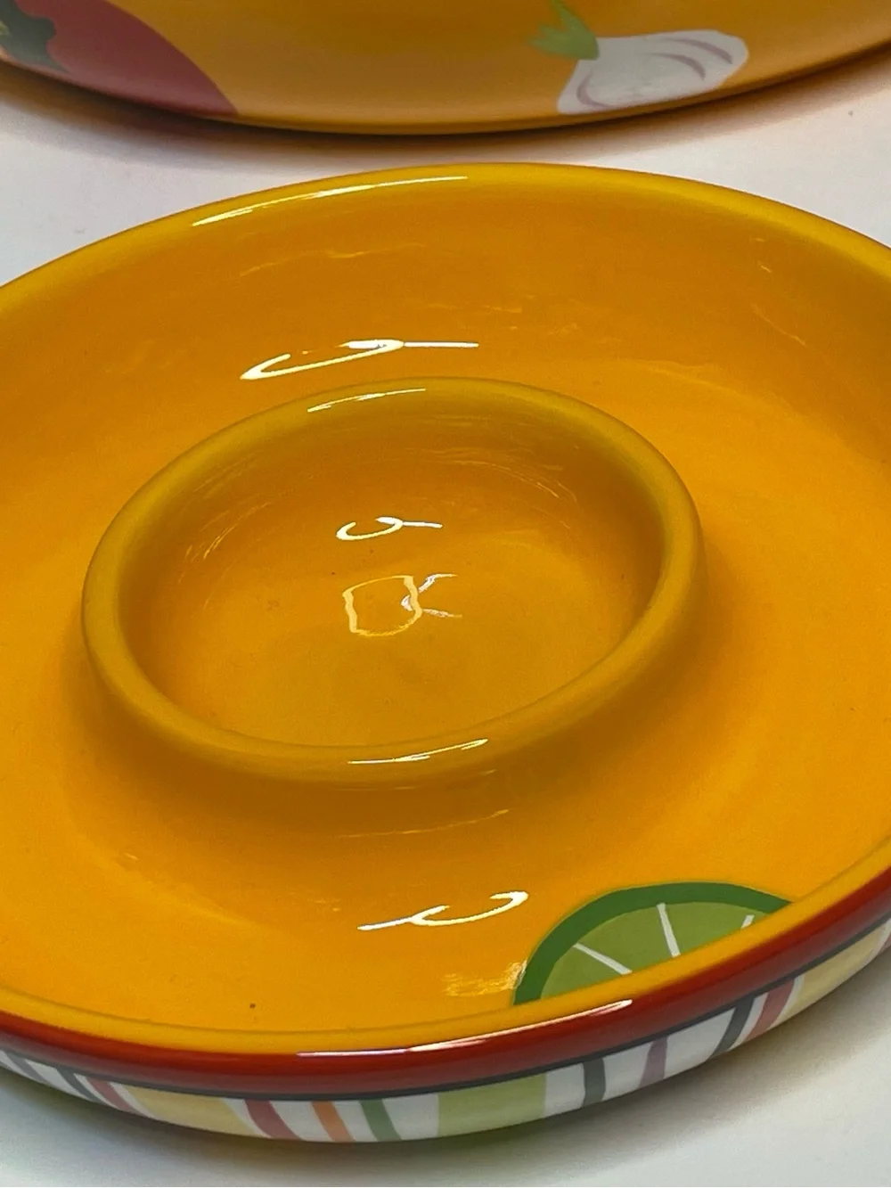Crate & Barrel Mambo Margarita Chip & Dip Set Bowl Small Bowl Salter Serving